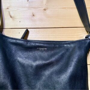 Coach Midnight Black Leather Crossbody